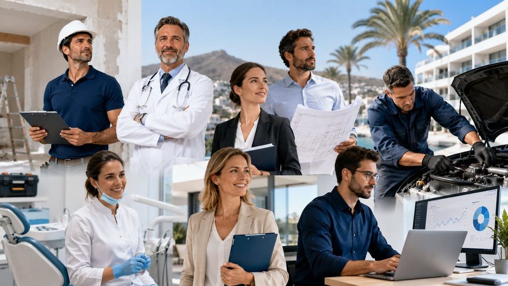 Profesional gestionando su perfil y captando clientes desde el portal GelpMi
