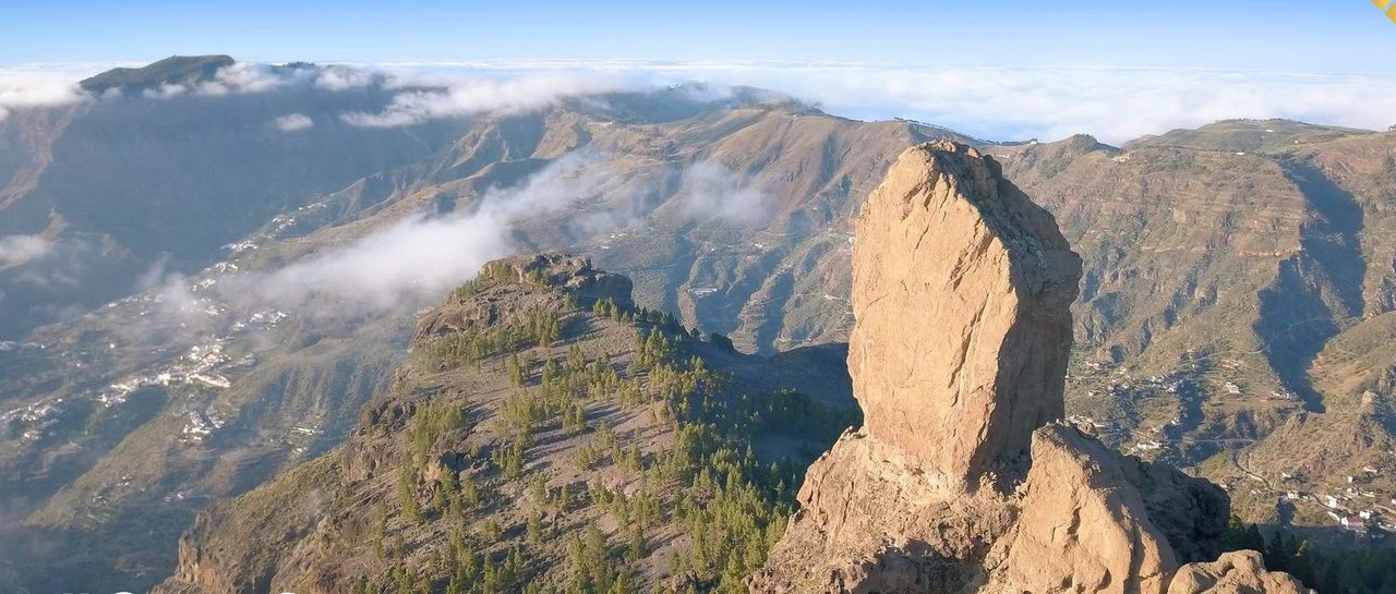 Roque Nublo, monumento natural de Gran Canaria, símbolo de la isla